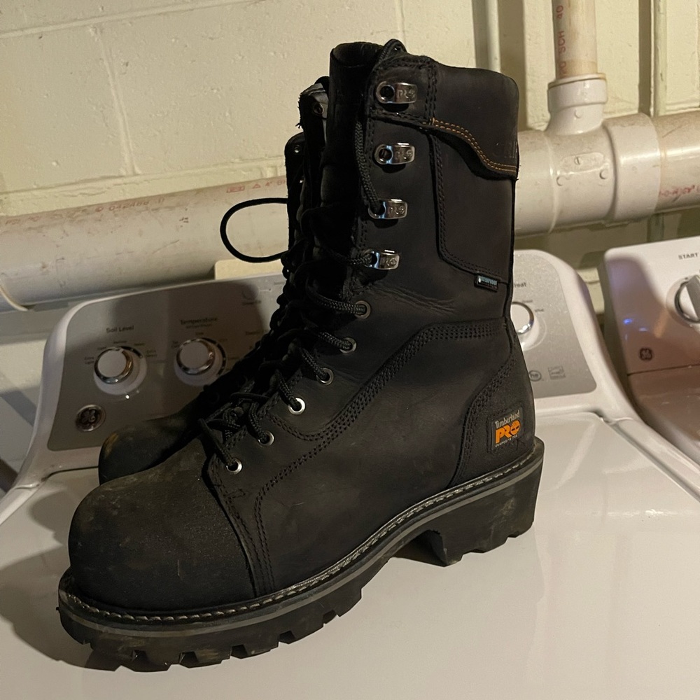 Timberland steel toe work boots